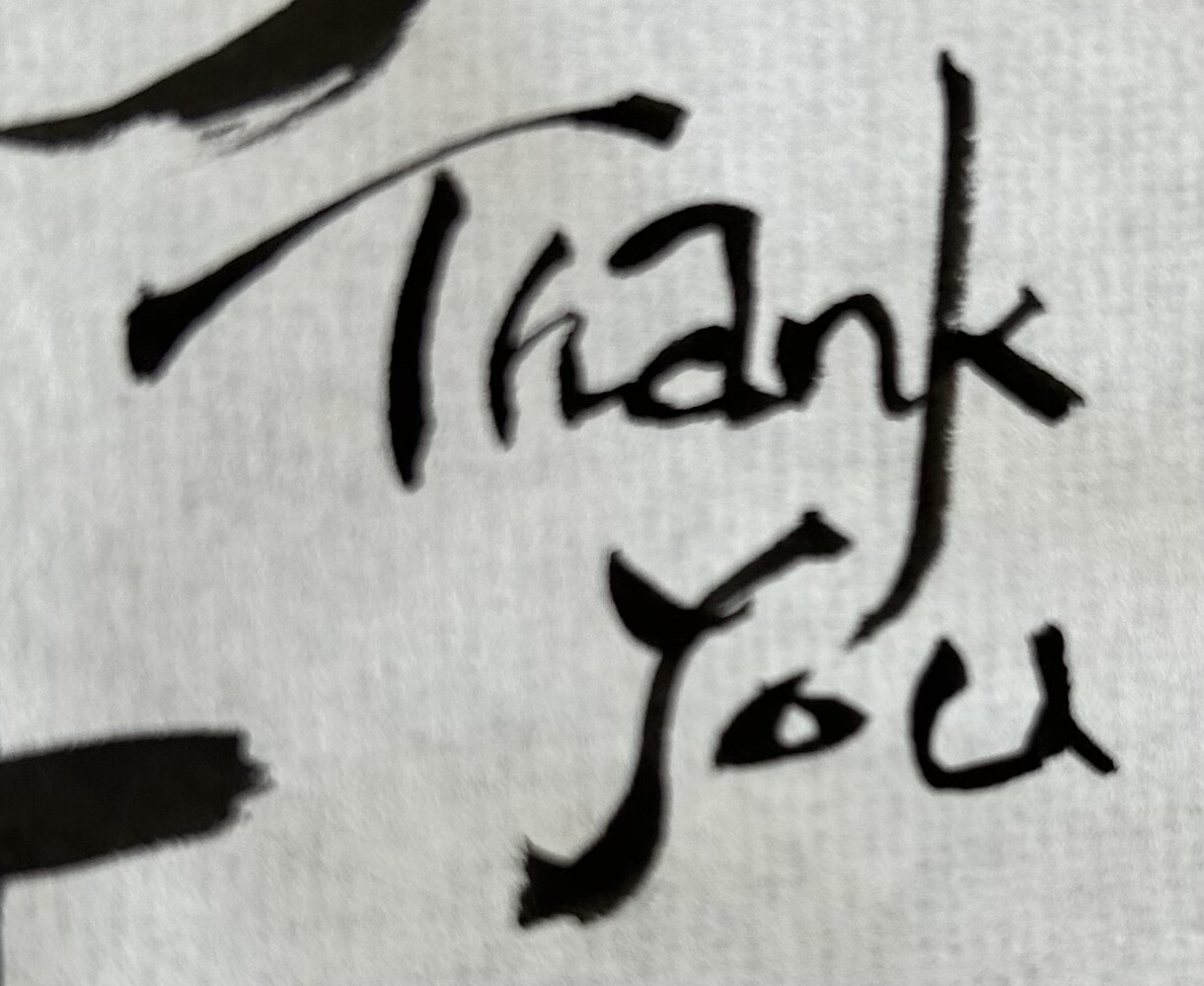筆ペンでオリジナルのデザイン書きます お好きな文字を、黒、カラーにてお書きします イメージ2