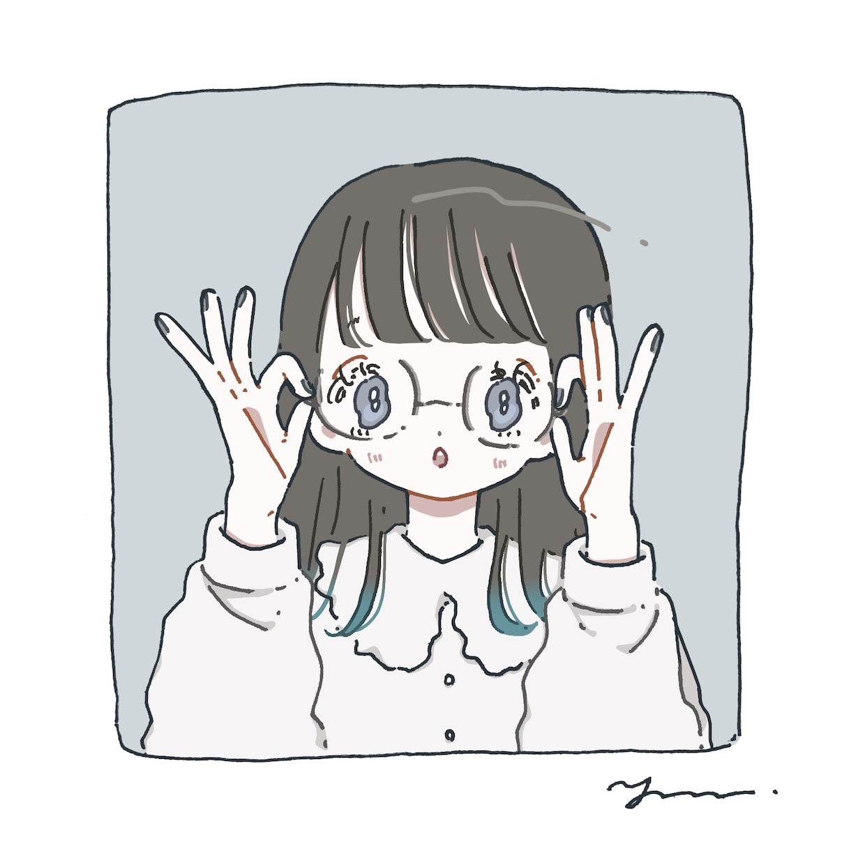 今風のオシャレで可愛い似顔絵を描きます お気に入りのコーデ、髪型、可愛く絵に残しませんか？ イメージ2
