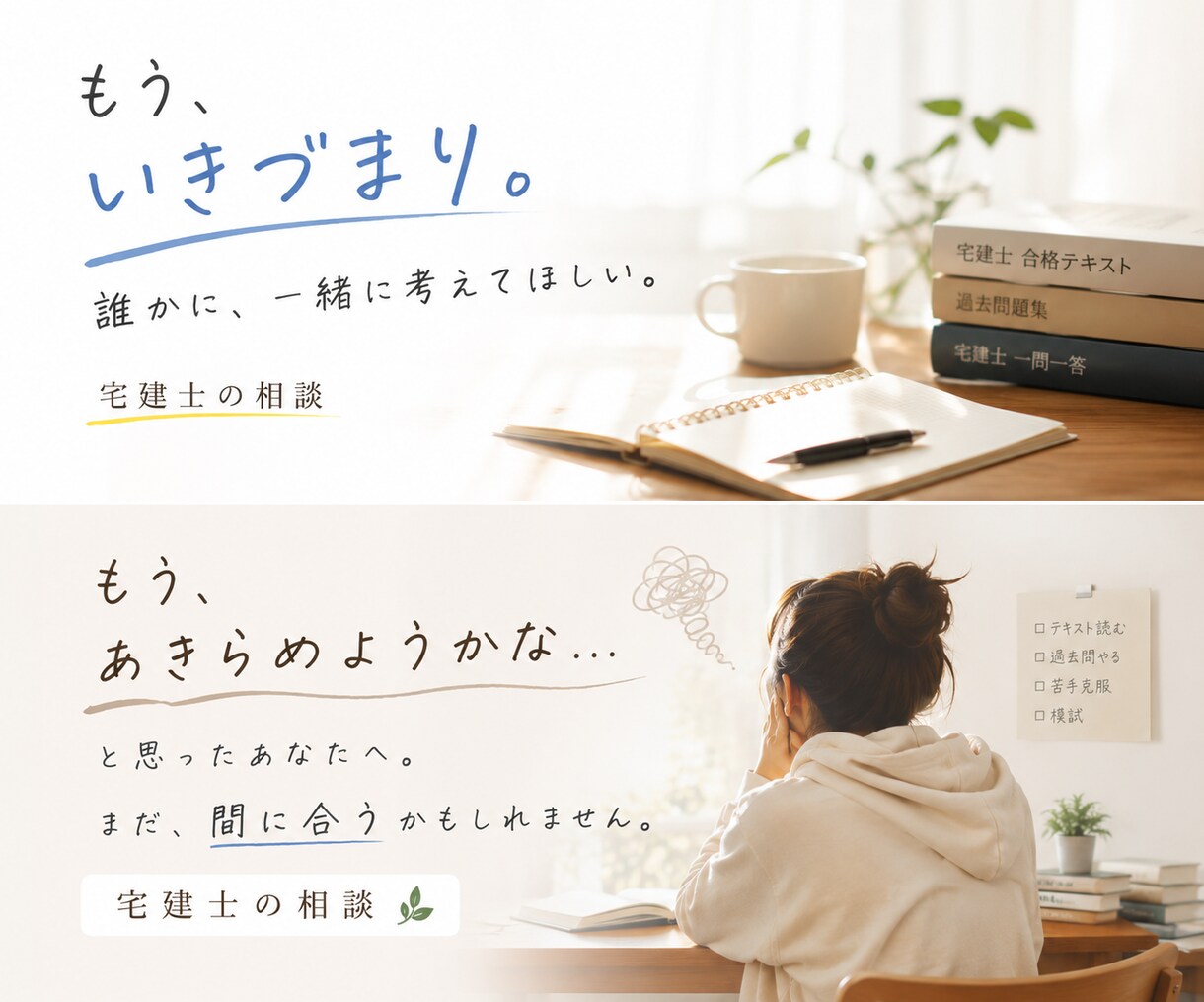宅建を諦めかけている方へ R7対応サポートします 勉強できるのは深夜0時から。それでも合格できました！ イメージ2