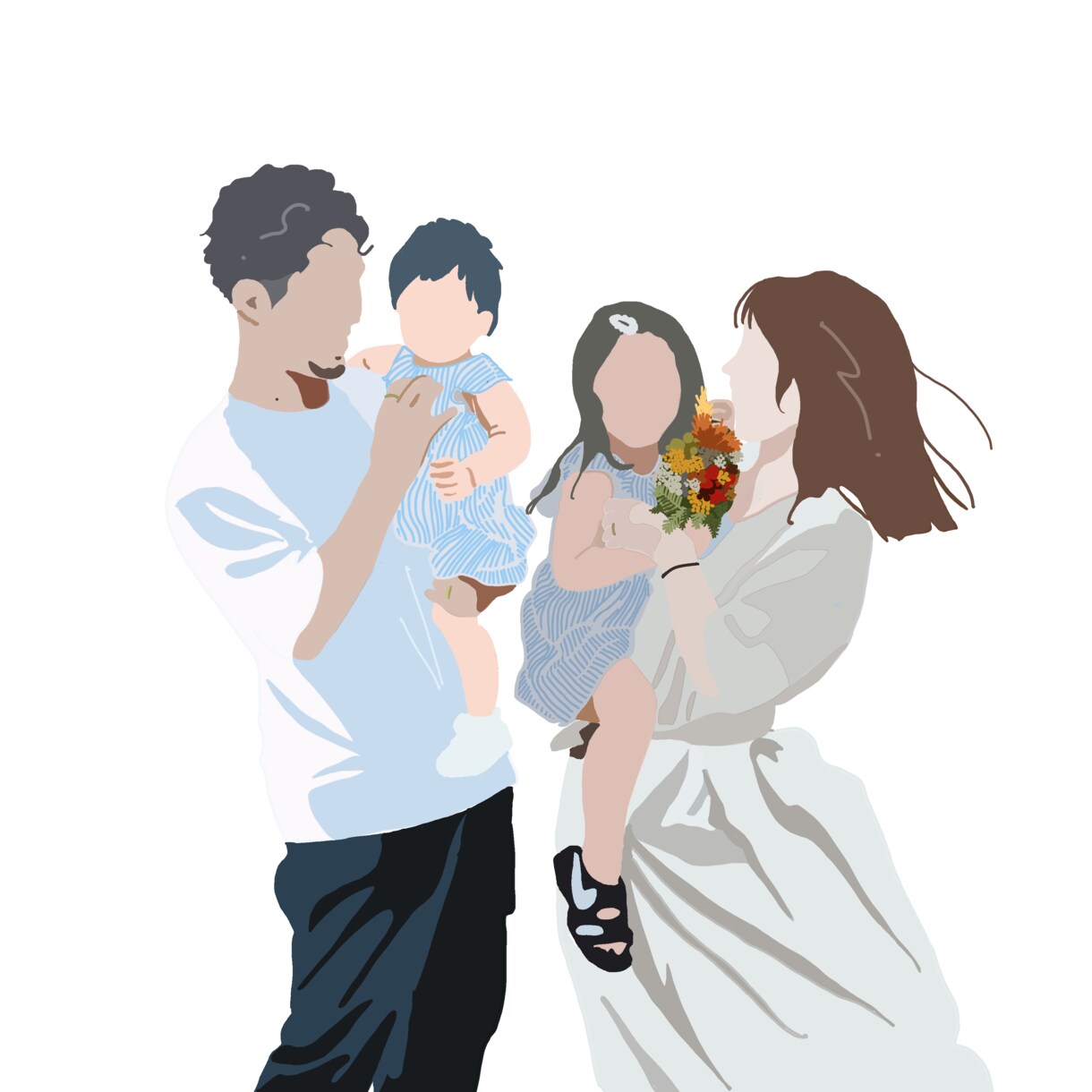 シンプルな暖かい手書きイラストでアイコン描きます おしゃれなカラーセレクトでもっと自分を好きになるアイコンを☆ イメージ4