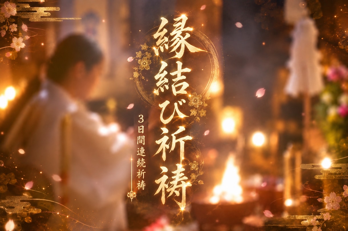 恋愛成就 3日間祈祷｜縁結び神術・霊視鑑定致します 【見逃し厳禁】今目に入ったこの瞬間こそ、その時です。 イメージ1