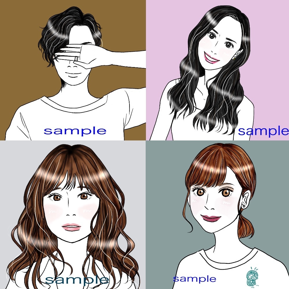 より上を目指すあなただけのビジネスアイコン作ります ビジネス用のブログやSNS、名刺用の似顔絵アイコン作ります イメージ10