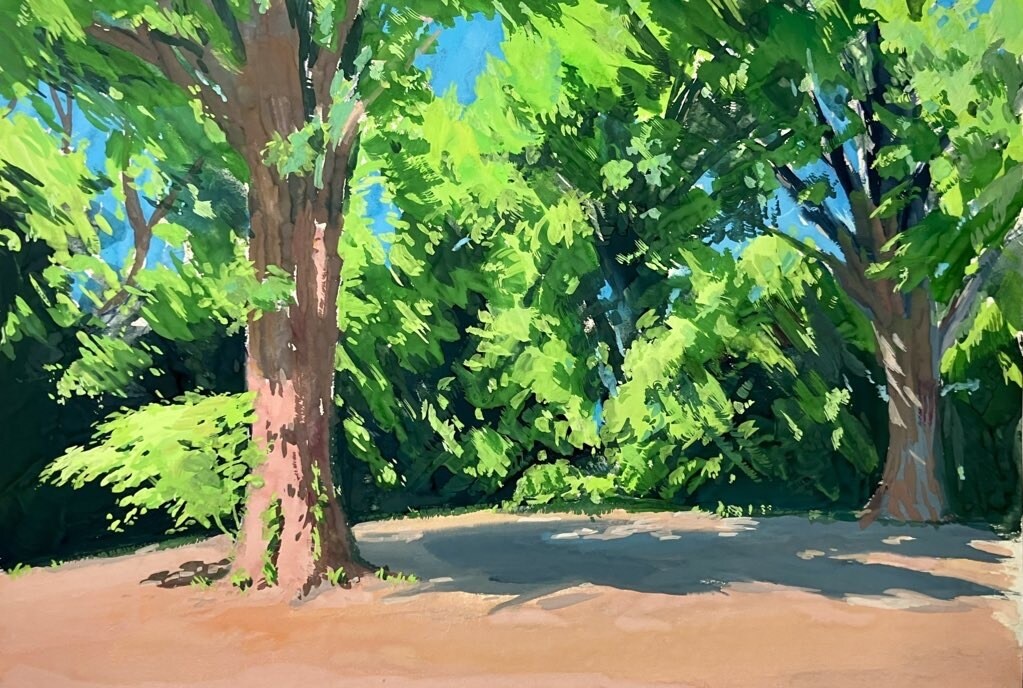 風景画、背景画を描きます リアルな風景をデジタル/アナログ問わず描きます イメージ2