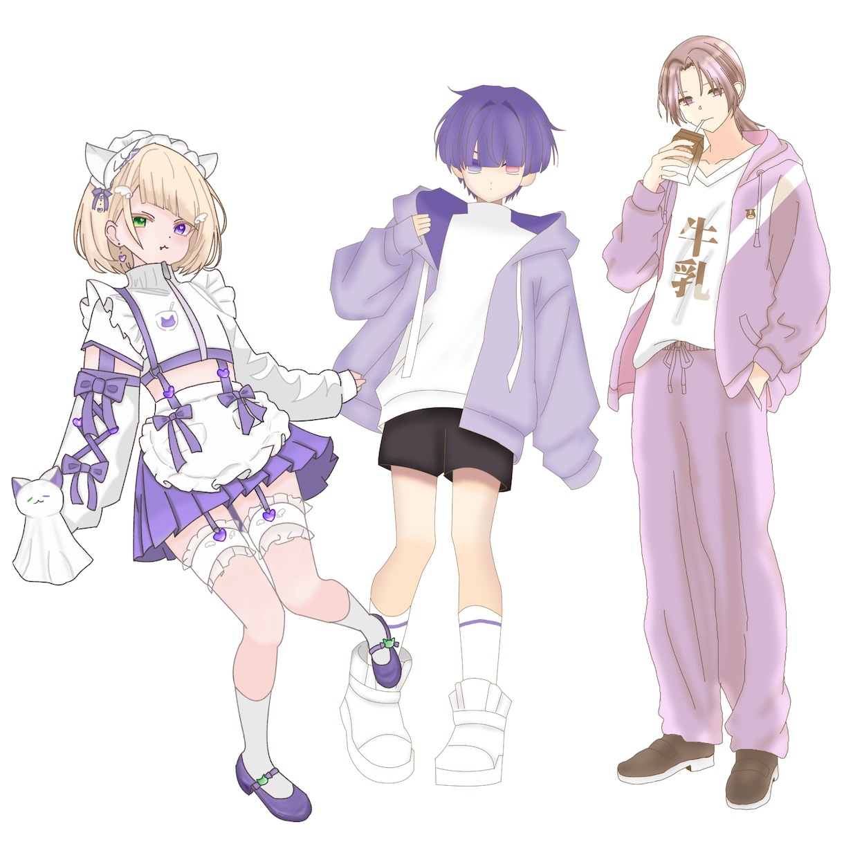TRPG・観賞用/全身立ち絵制作します 「あなただけの“好き”を詰め込む、こだわり立ち絵制作」 イメージ2