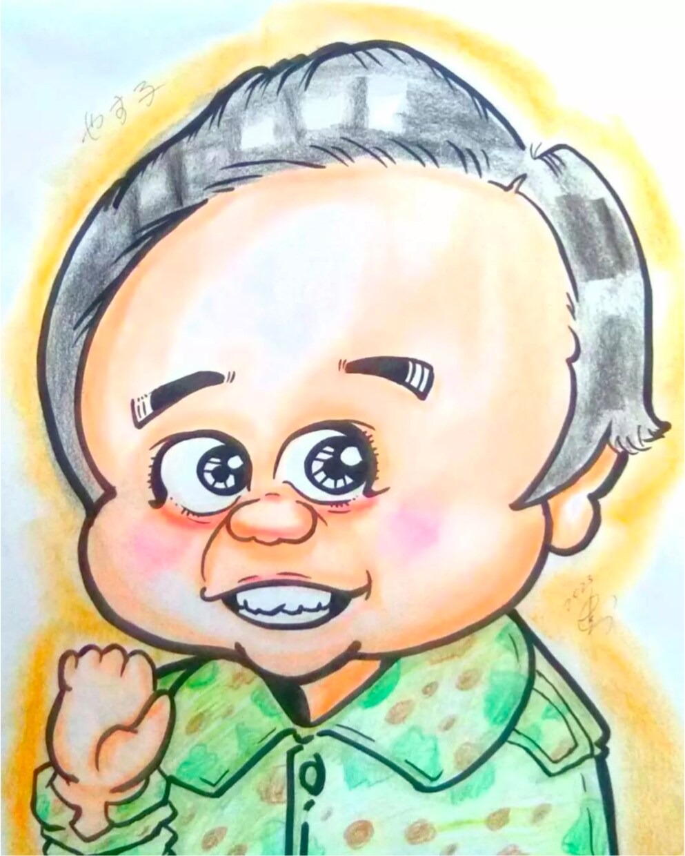 味わいのある似顔絵を描きます ヘタなイラストクセになるイラスト愛嬌のあるイラスト イメージ7