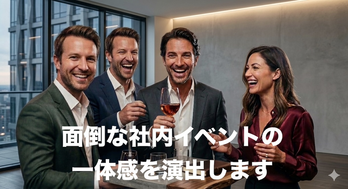 面倒な社内イベント丸投げOK最高の一体感企画します 幹事様・担当者様と記憶に残るイベントをとことん一緒に考えます イメージ1