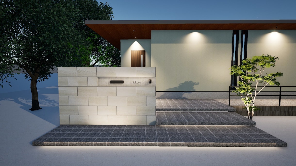 外構図面及びパース動画作成します 外構図面及びパース動画作成します イメージ1