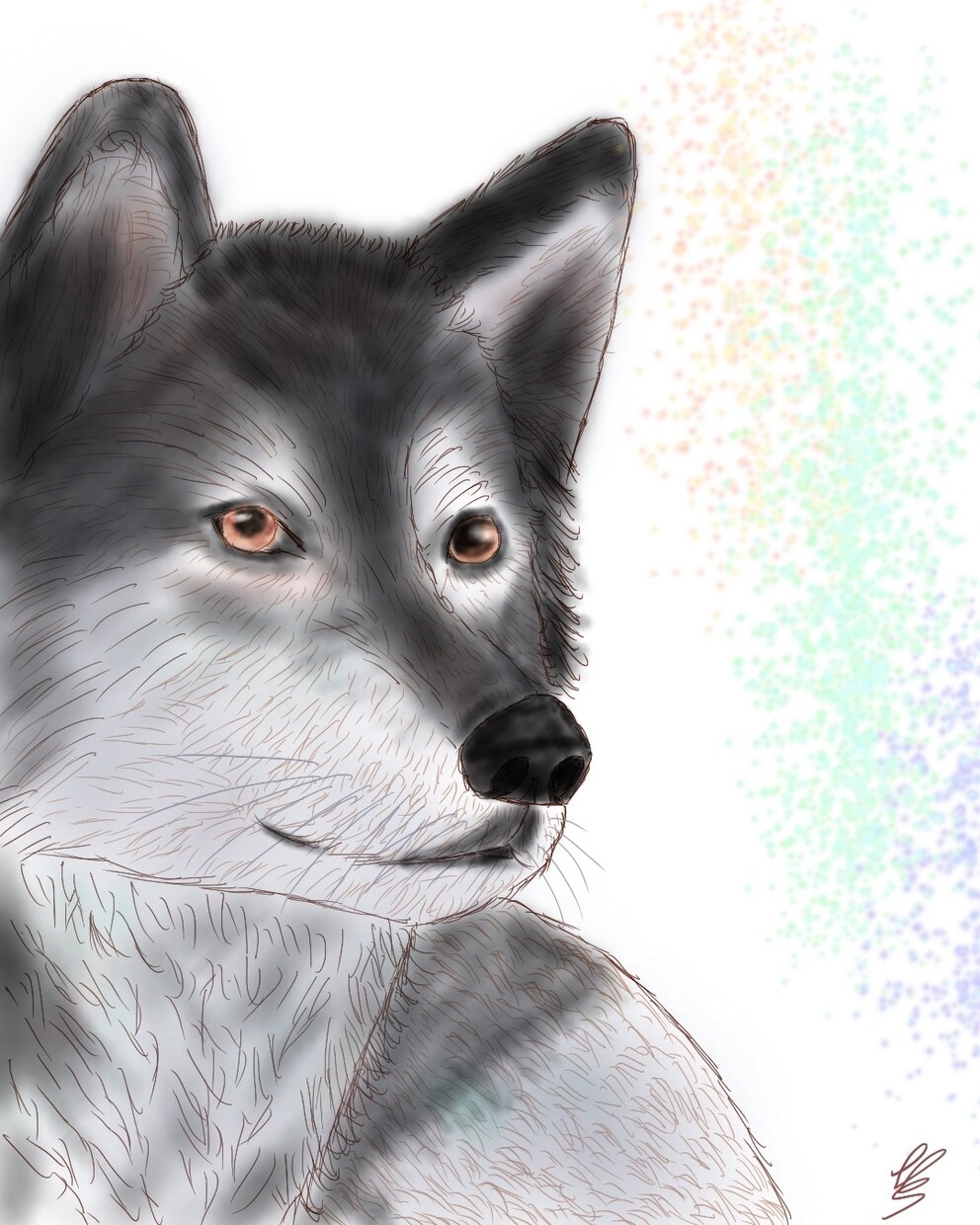 写真をもとに温かみのあるペットイラスト制作します 「写真では残せない温かさをイラストで。」 イメージ5