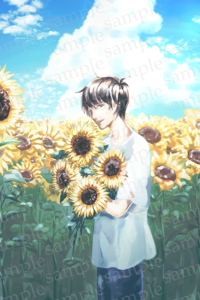 厚塗り風イラスト描きます SNSアイコンや配信背景、同人誌表紙の簡単なデザインなど イメージ2