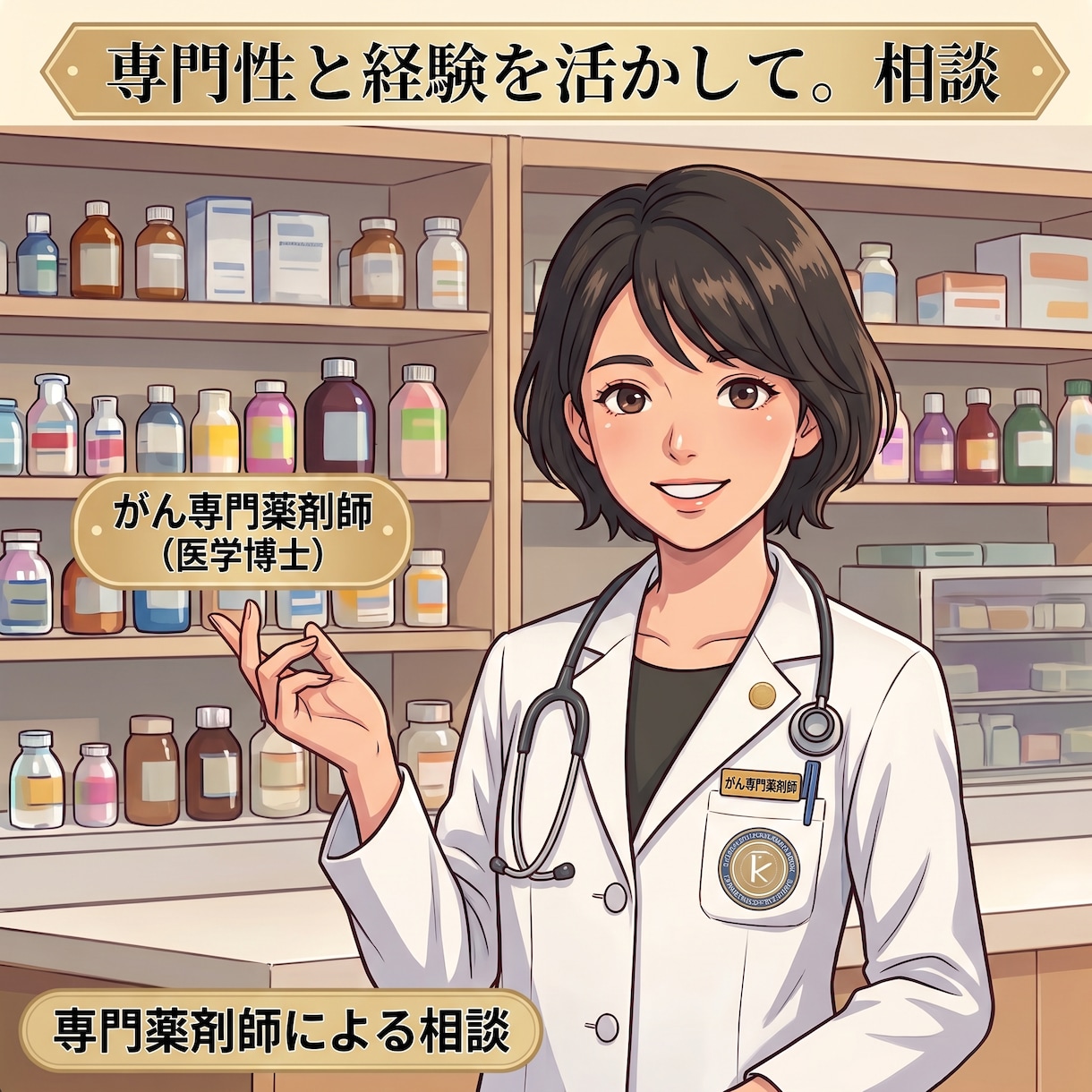 主治医の説明を分かりやすく解説・整理します がん専門薬剤師がお話を聞きます。 イメージ1