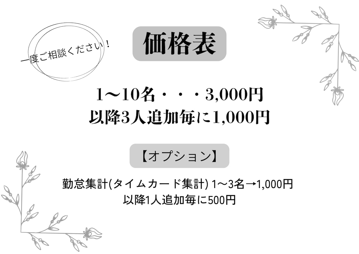 給与計算のプロが、給与計算・給与明細作成します 初回半額(1500円)！給与計算及び給与明細書を作成します！ イメージ2