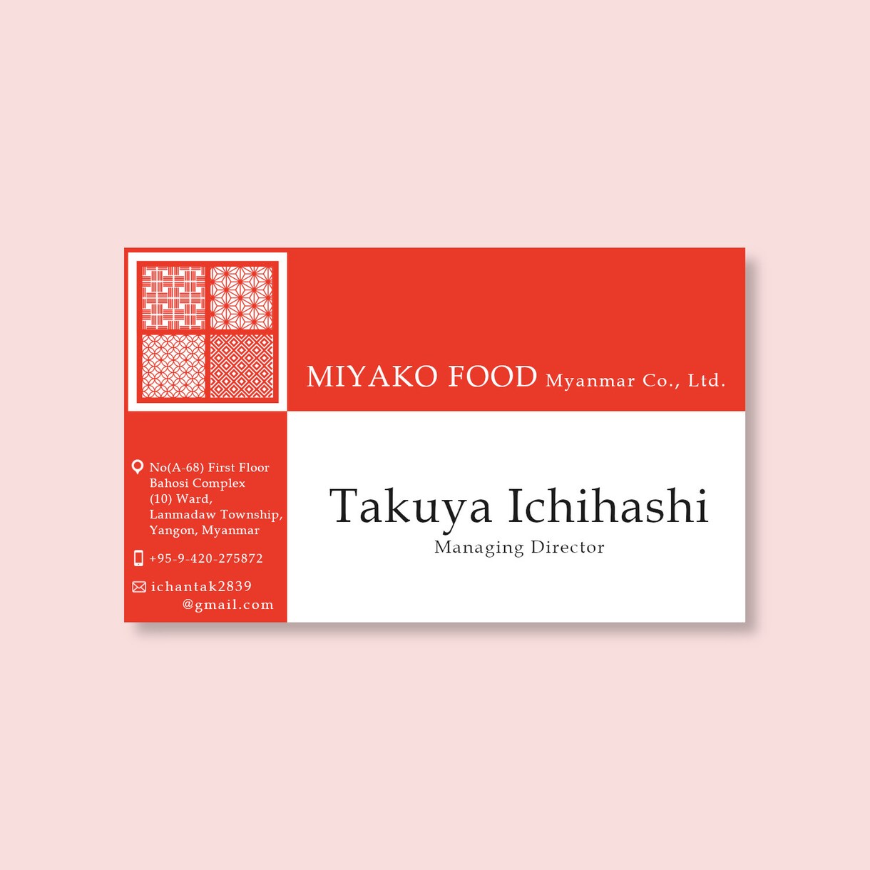 初回の方限定　名刺デザインします 「シンプル」に「見やすく」仕上げます イメージ3