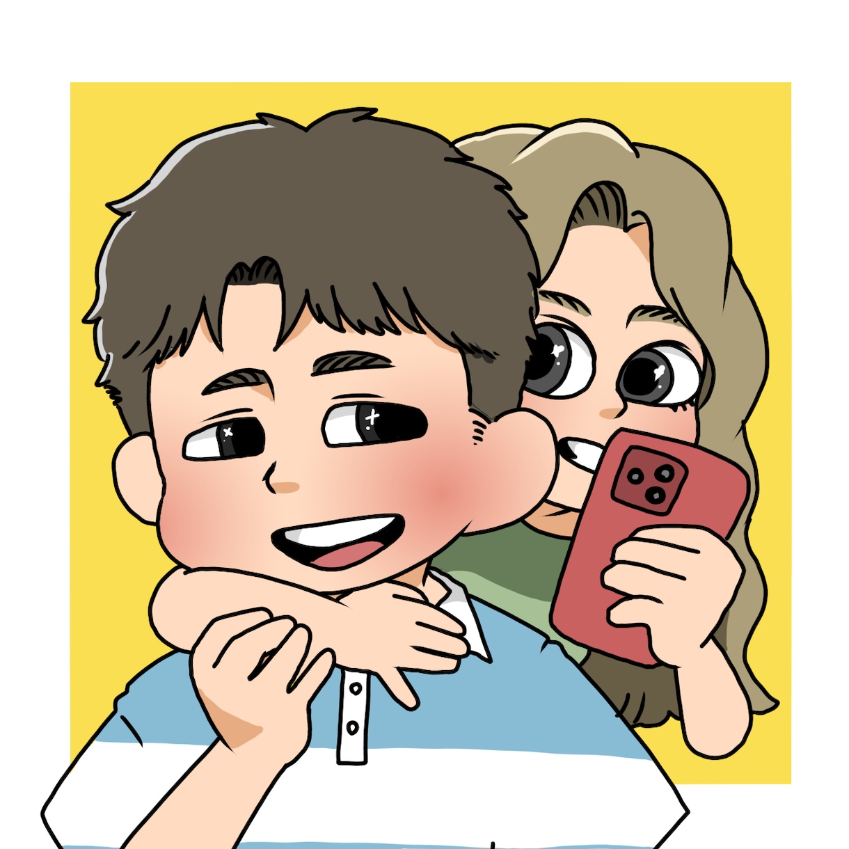 ポップな似顔絵作成いたします 目を引く個性的似顔絵を短期納期で作成いたします！ イメージ4