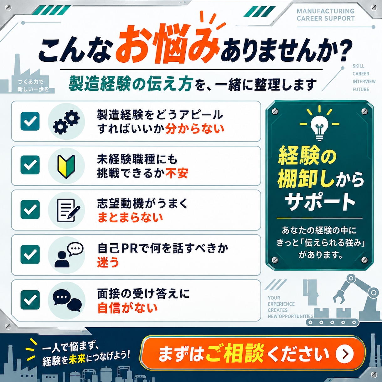 転職・面接の悩みをまるごとフルサポートします 実績1000名越え｜志望動機・自己PR・面接回答例まで対応 イメージ2