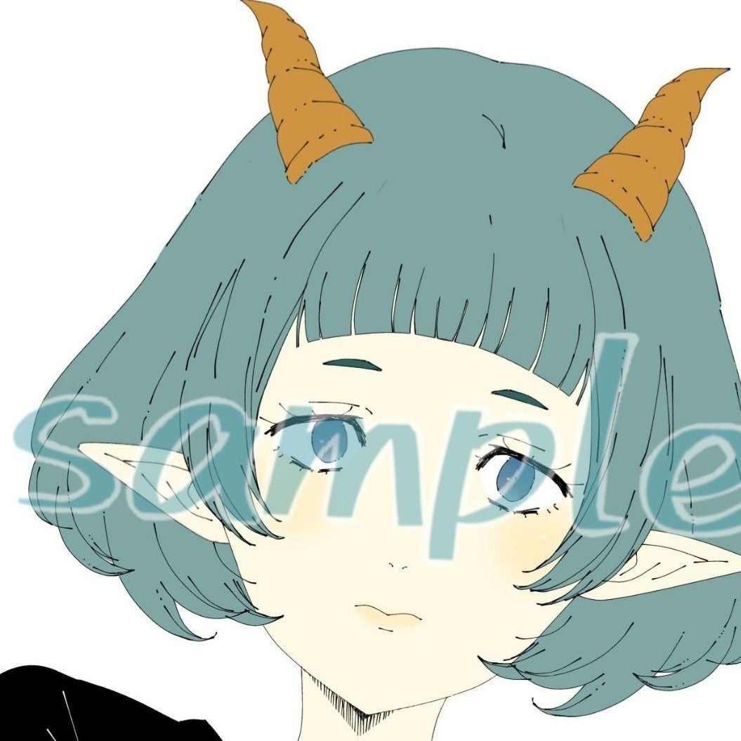 あなただけのコテキャイラスト描きます イメージを頂いて、代理キャライラストを作成します。 イメージ5