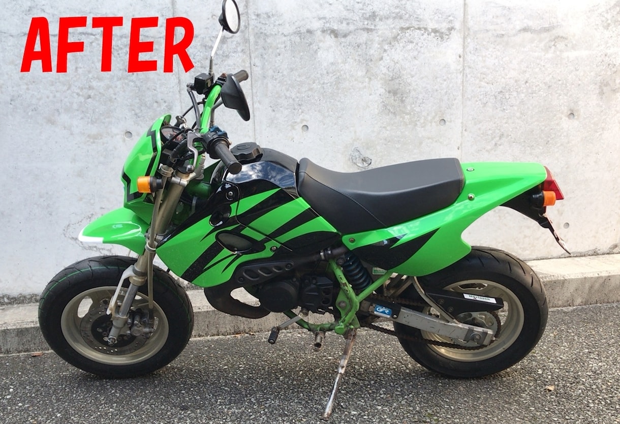 バイクのパーツ、タンク、カスタムペイント承ります 全国対応。事前のご要望はいくらでもお聞き致します。 イメージ5