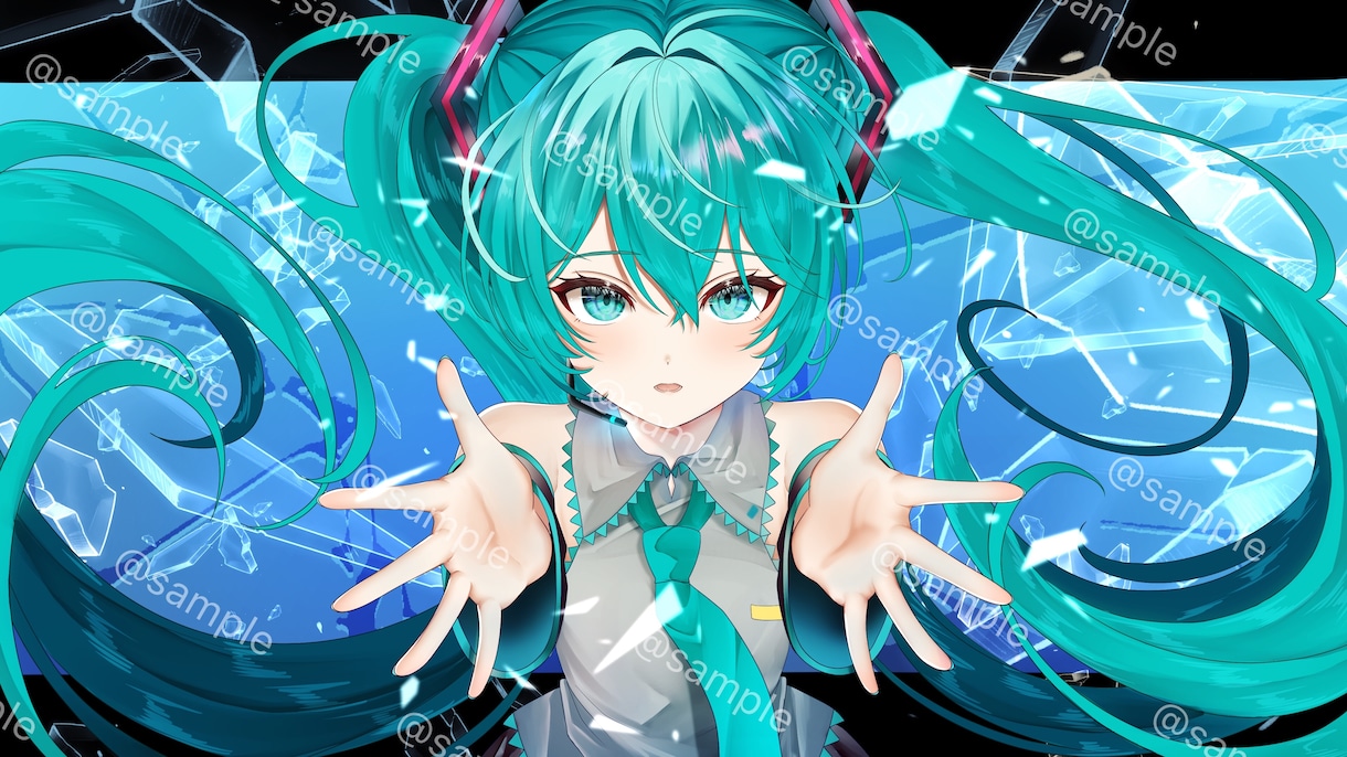 表情差分1つ無料✨✨可愛いイラスト全般お描きします サムネ・1枚絵・アイコン・立ち絵・ファンアートなど描きます♡ イメージ2