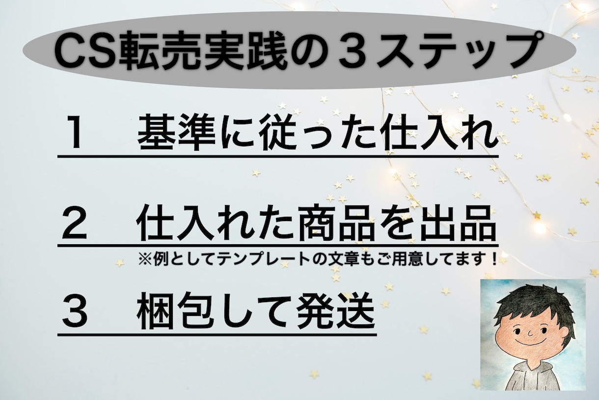 おうちビジネス推奨！今が旬のCS転売公開します 家から出れず、働けない、そんな今がお勧めの転売です イメージ6