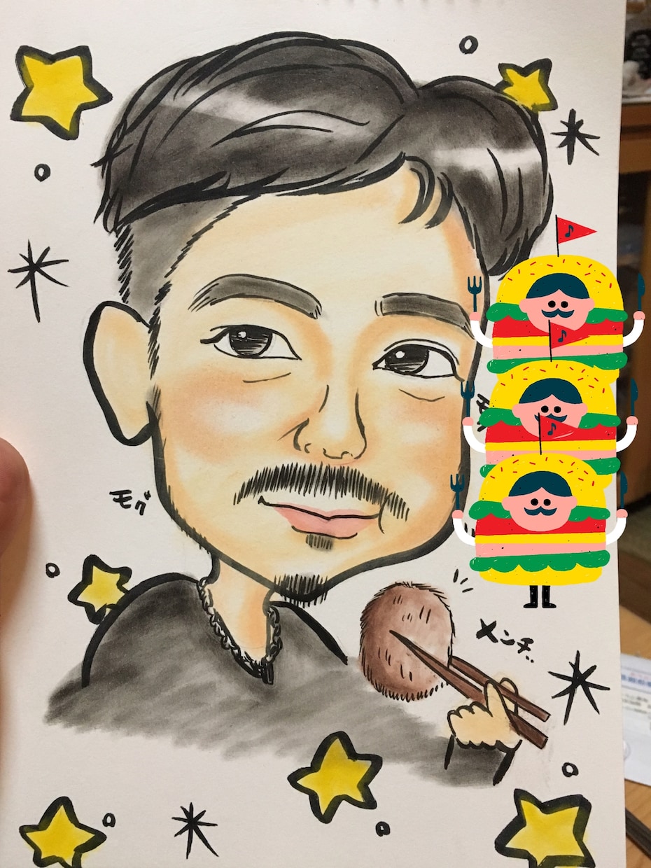お写真から似顔絵描きます 大切な人にプレゼントしたいあなたへ イメージ4