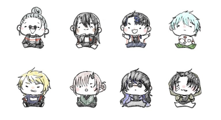 ゆるっと可愛いミニキャラを早めに納期させて頂きます ふわふわとした線で美味しそうなほっぺを意識してます☾ イメージ2