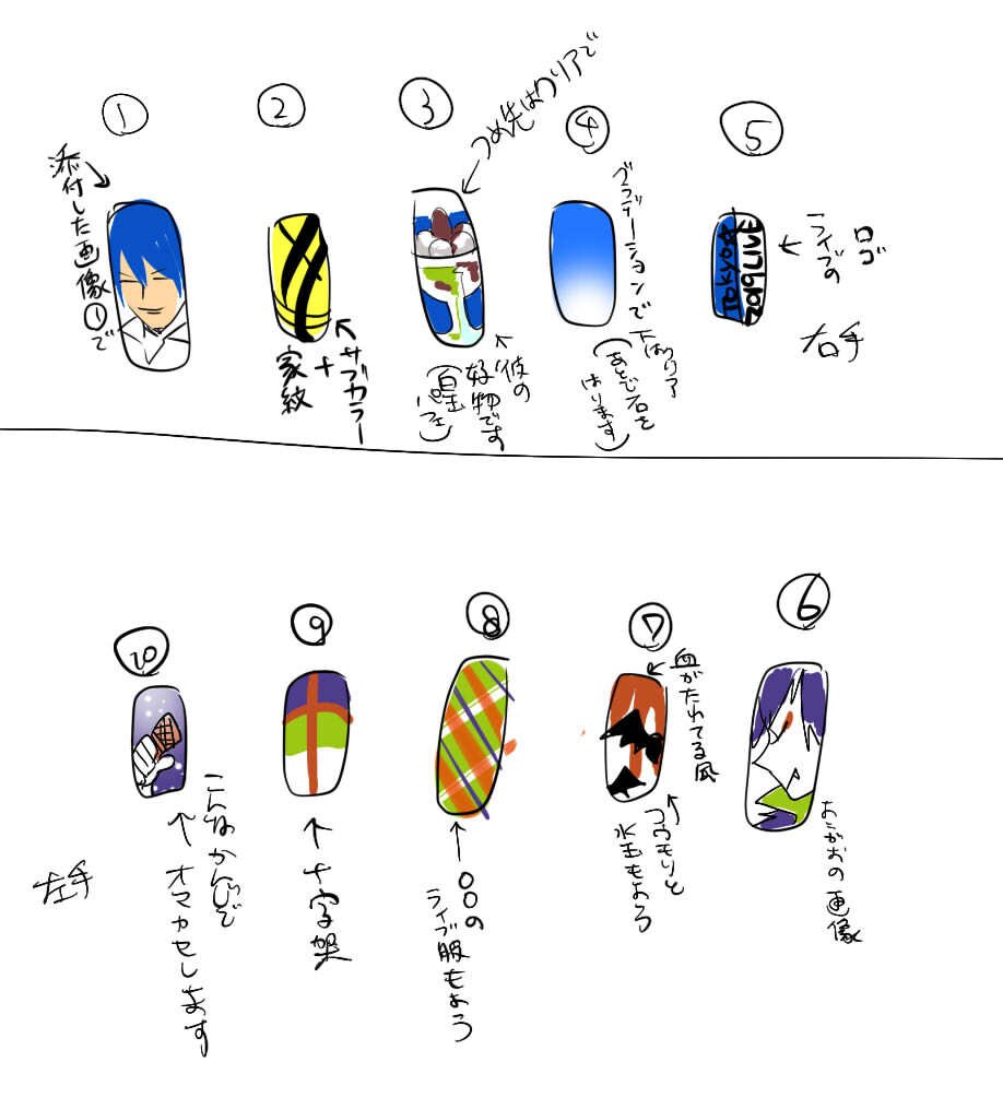 タトゥーシールのデータお作りします お祭りやパーティなどで気持ちが上がるお手伝いをします イメージ3