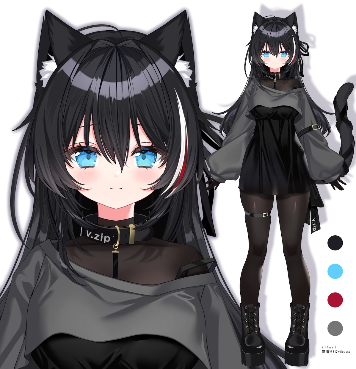 企業実績多数！プロ品質vtuber立ち絵制作します 企業実績多数！長く使える高品質イラストを作成致します イメージ7