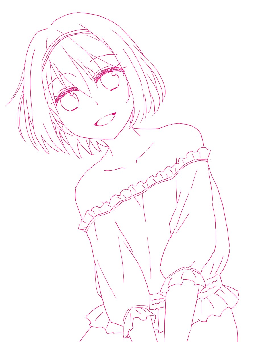 バストアップのイラスト描きます お気軽にどうぞ(੭˙꒳​˙)੭ イメージ1