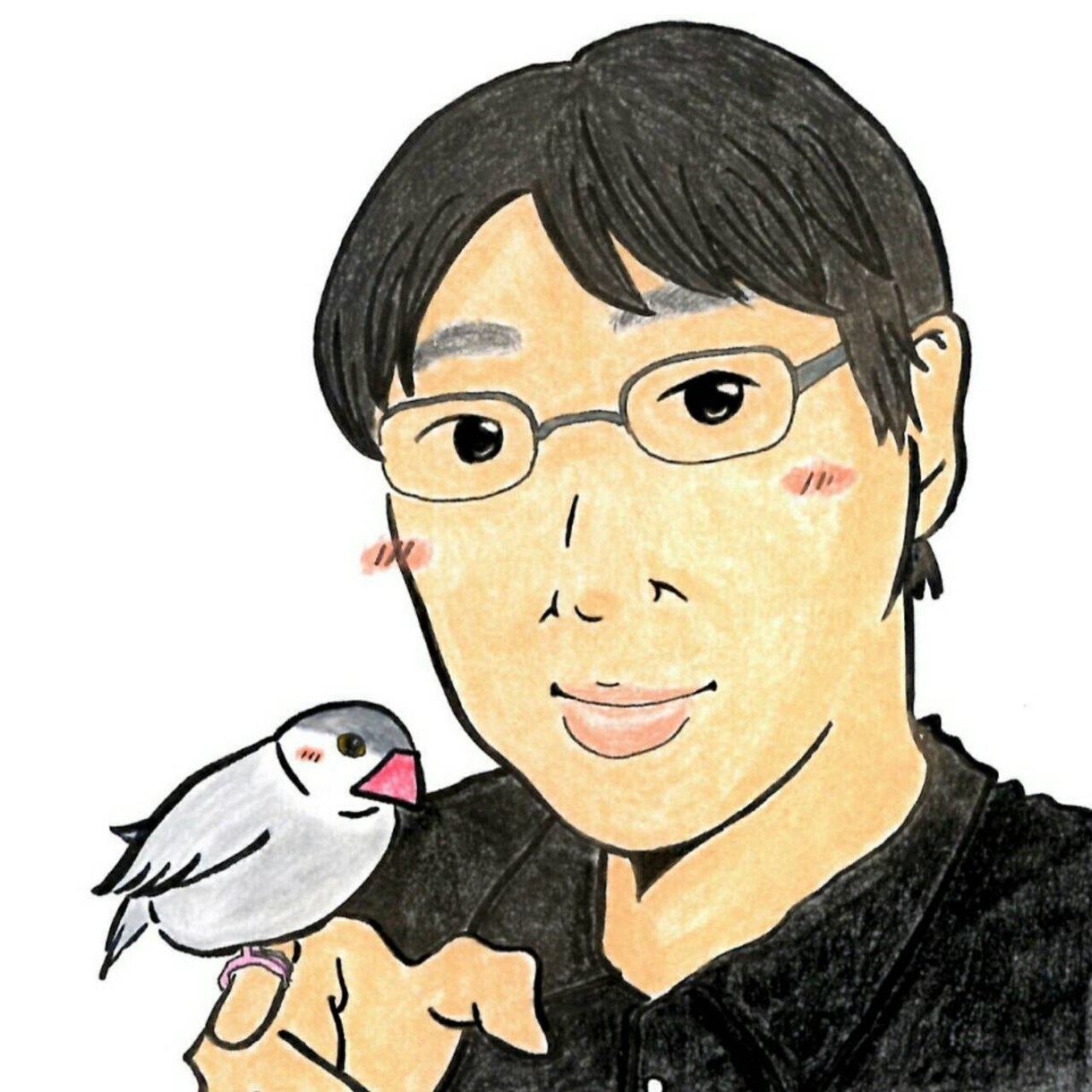 色鉛筆で優しいタッチの似顔絵を描きます 【すべて手作業だから、あたたかい作品に仕上がります♪】 イメージ3