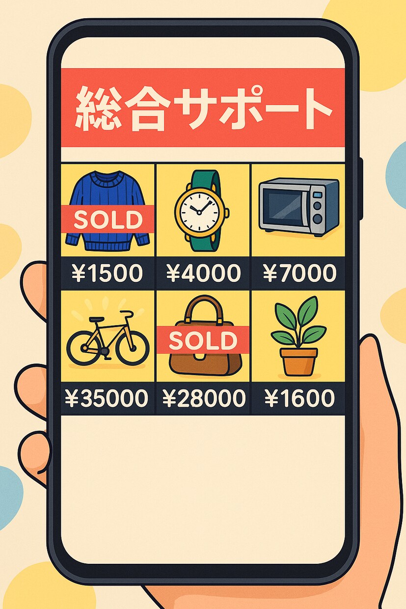 フリマアプリ相談室☆販売・運用の相談承ります 10年弱実績あるプロが、丁寧にわかりやすく対応します イメージ1