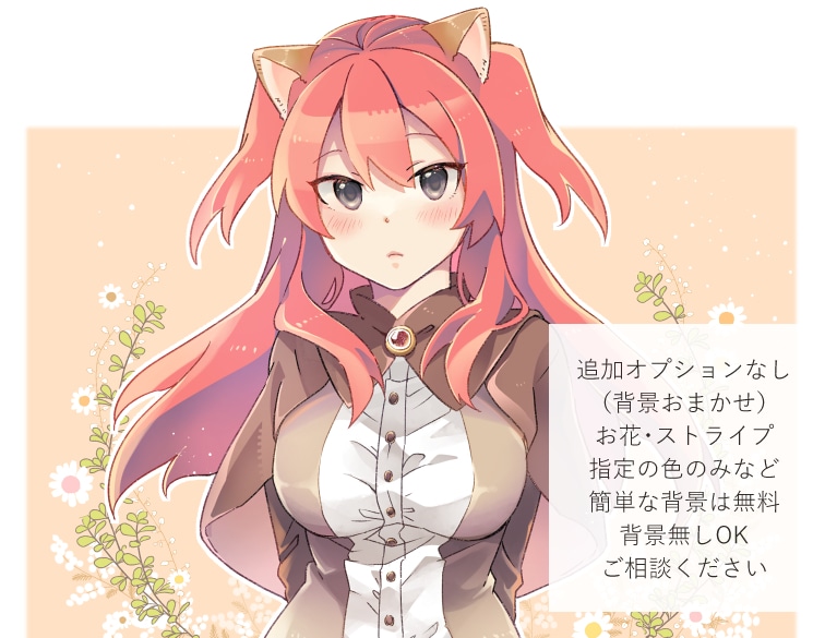 バストアップイラスト描きます 観賞用・動画・サムネ・挿絵などに.｡✽. イメージ2