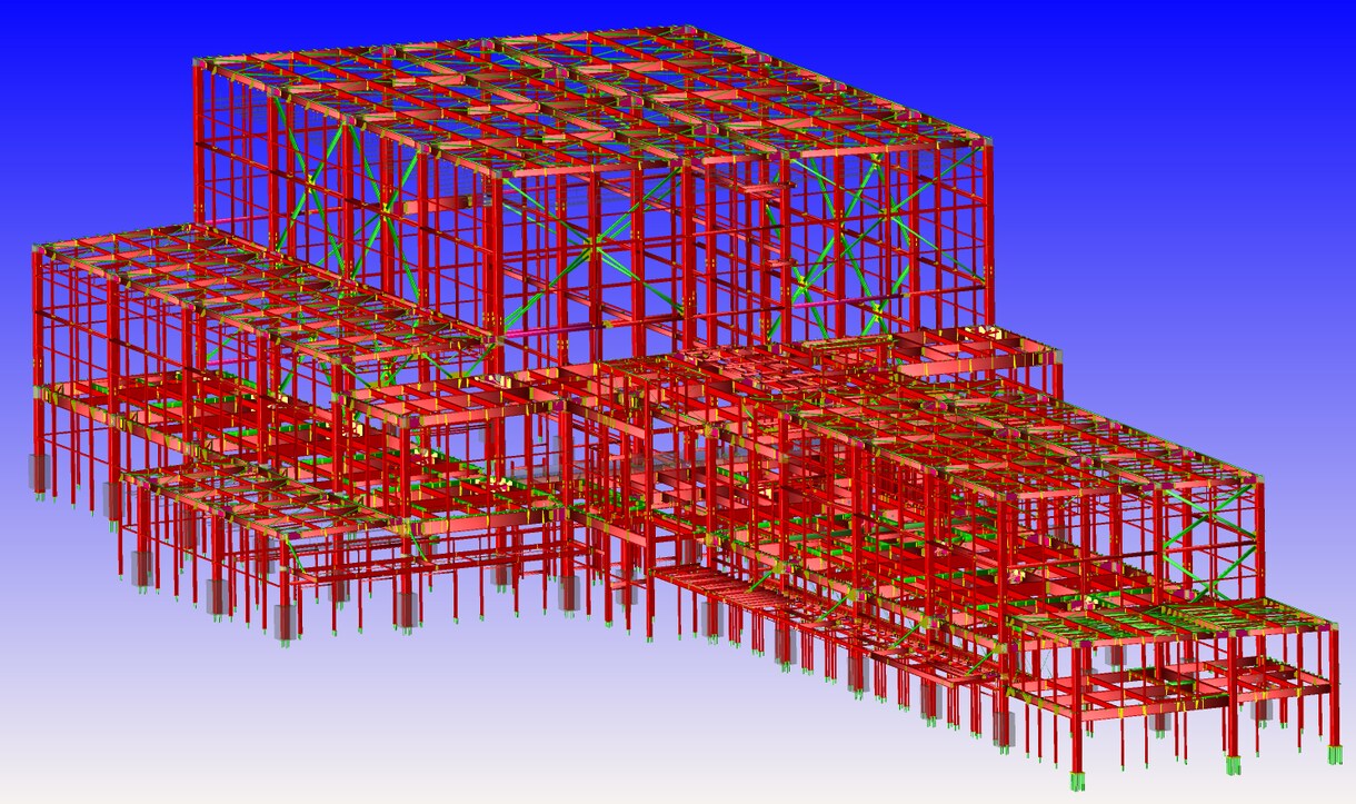 建築鉄骨図面・３Dモデル作成ます 積算用３Dモデル作成可能、原寸依頼は要相談 イメージ3