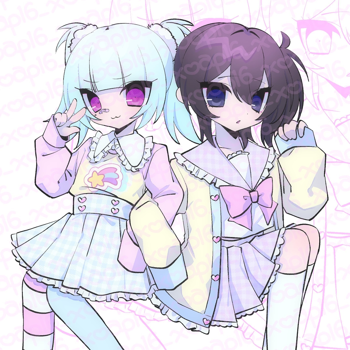 ふわふわかわいい等身イラストお描きします 動画やサムネイルなどにピッタリ イメージ7