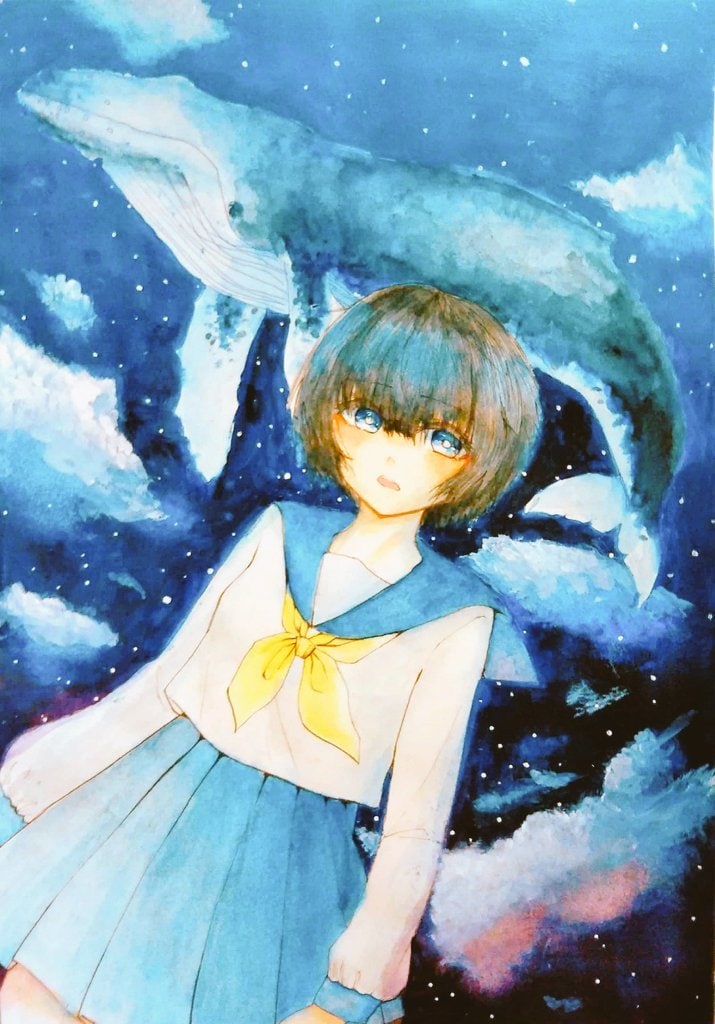 アナログ透明水彩絵描きます 自分だけが使える絵が欲しい方、オリキャラを形にしたい方必見！ イメージ1