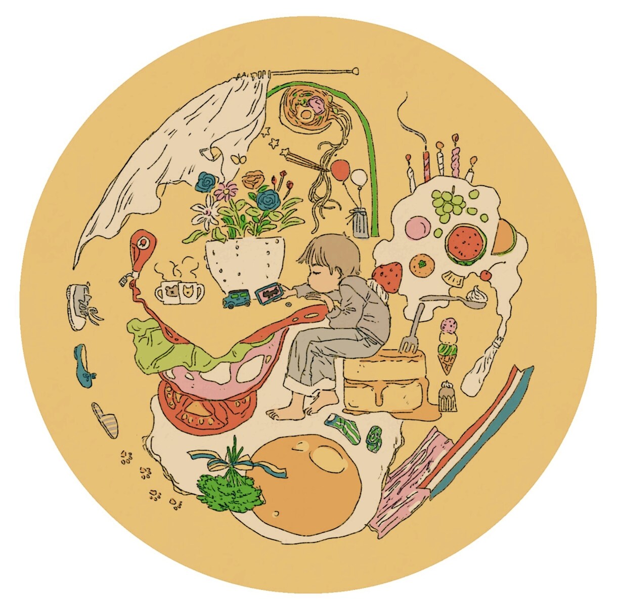 アイコン用イラスト描きます 好きなモチーフを詰め込んで、アイコンからあなたらしく イメージ1