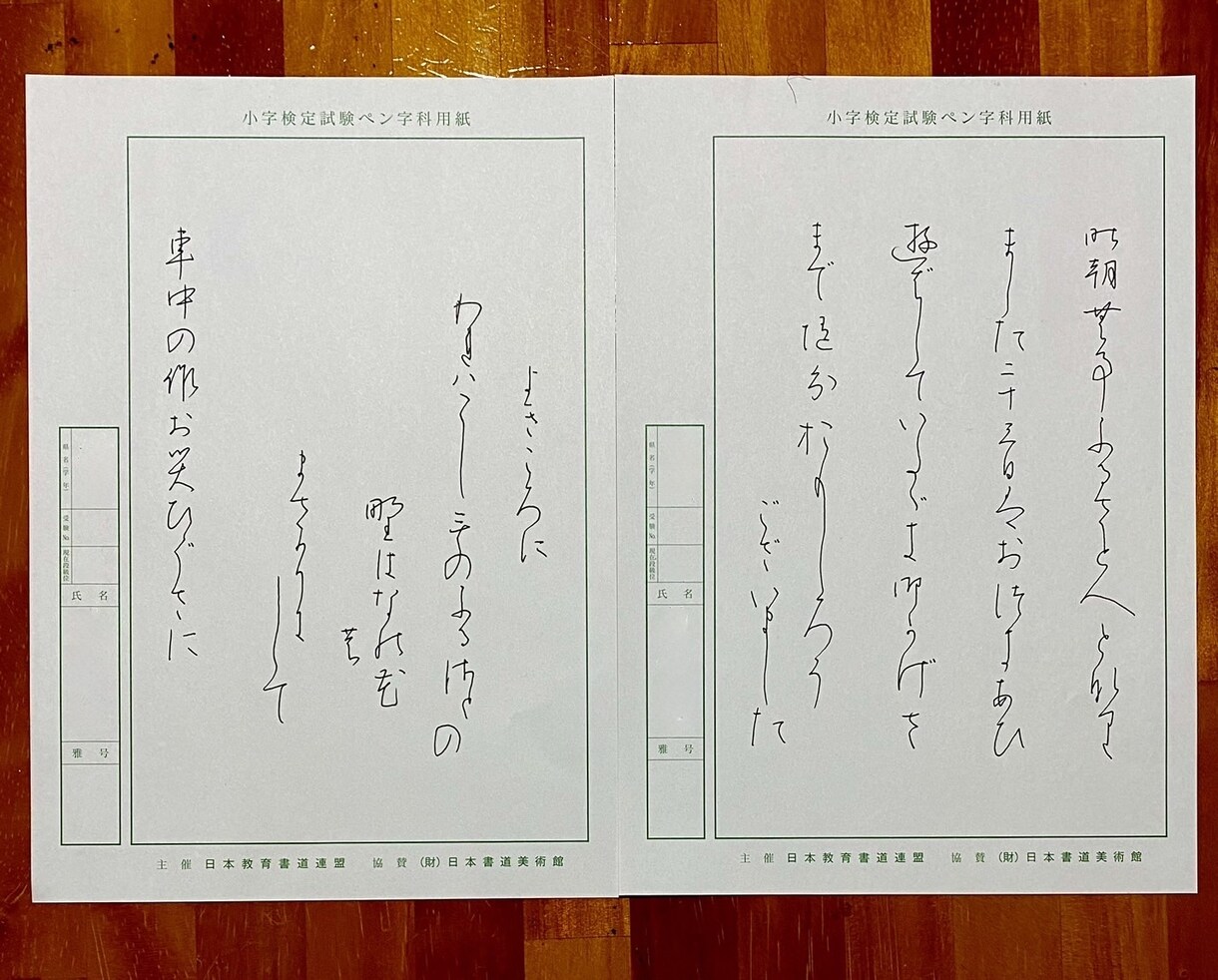 命名書・手紙やお礼状の代筆いたします 書道歴24年、師範資格ありの私があなたの理想の字を代筆します イメージ4