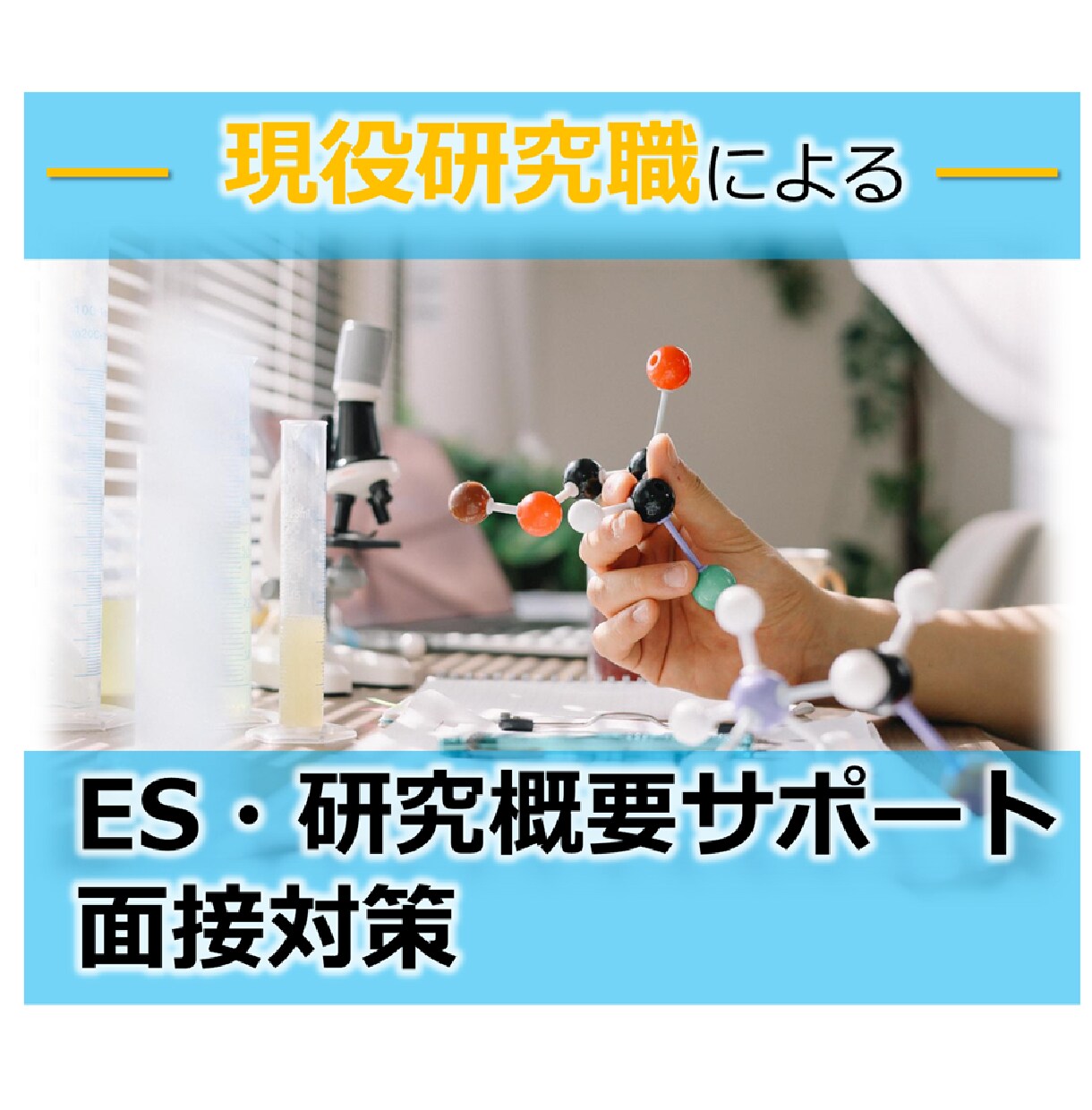 大手化学系メーカー研究職が就活のサポートをします 【就活虎の巻プレゼント中！】ES、研究概要サポートします イメージ1