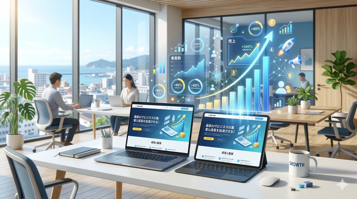 構成から丸投げ◎5万円でプロがLPを完成させます 5万円でここまでできるんだ そう思っていただけるクオリティを イメージ1