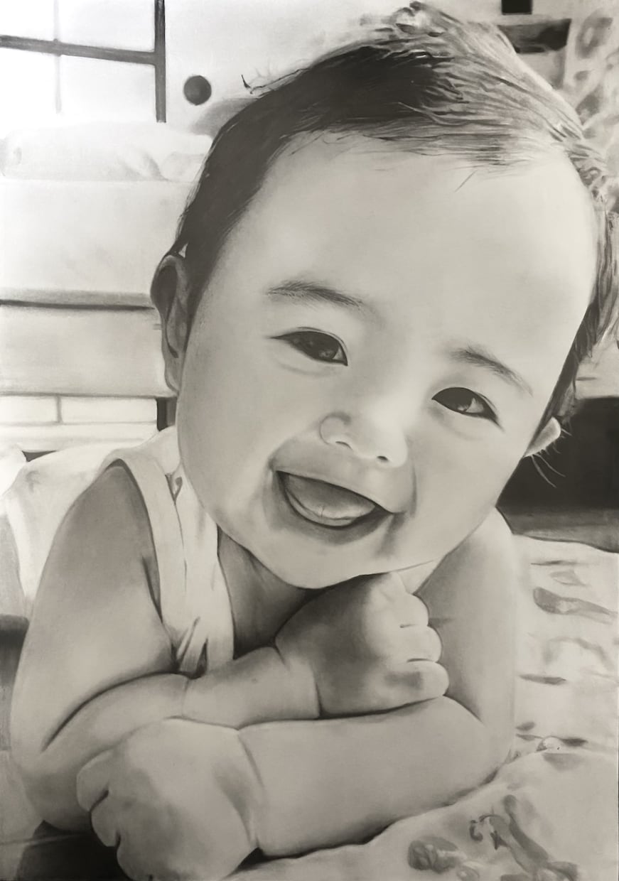 全力を注いで鉛筆画を仕上げます 鉛筆のみで写真のような絵をご提供します。 イメージ6