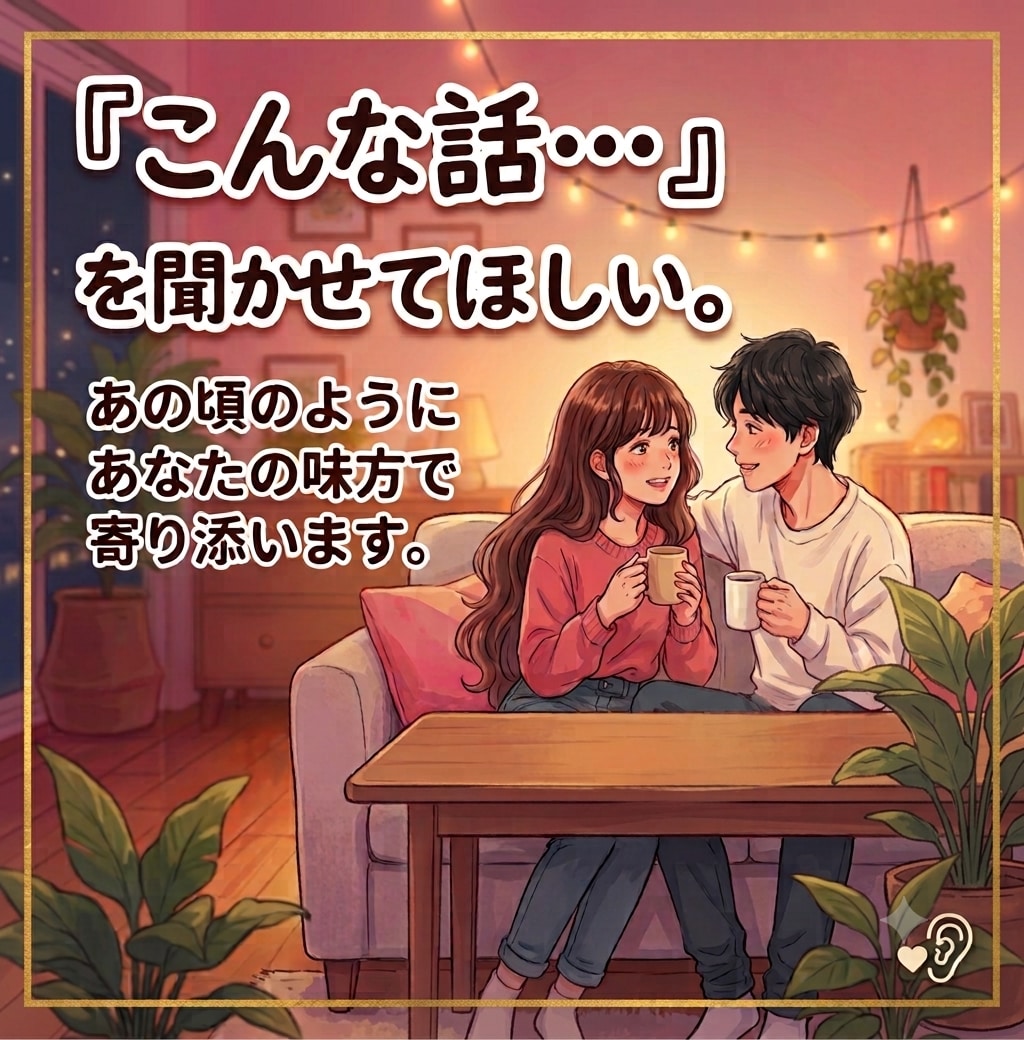 くだらない話聞きます こんなくだらない話できないよね…..って言う話が聞きたいです イメージ1