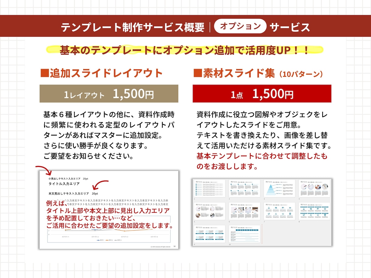 パワーポイントのオリジナルテンプレートを作成します 独自設定されたフォーマットで効率的に資料作成ができるように！ イメージ4