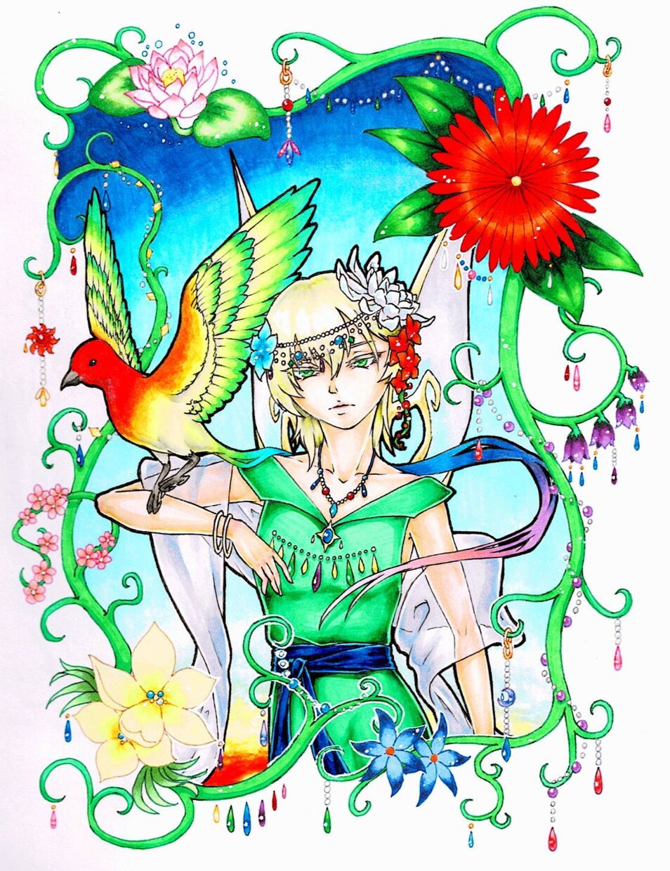 ご要望のイラスト作成いたします ファンタジックなテイストで、TRPG立ち絵やバースデー色紙に イメージ5