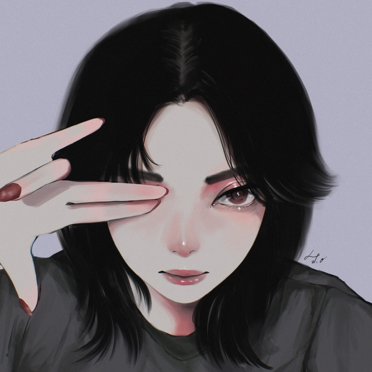 一目見たら忘れられない美人イラスト描きます 厚塗りアイコンで見た人の心を掴んで離さないイラスト描きます！ イメージ2