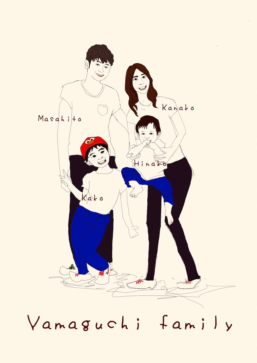 ウェディングボードなどのイラストをお描きします お写真を元にオシャレイラストを描かさせて頂きます！ イメージ4