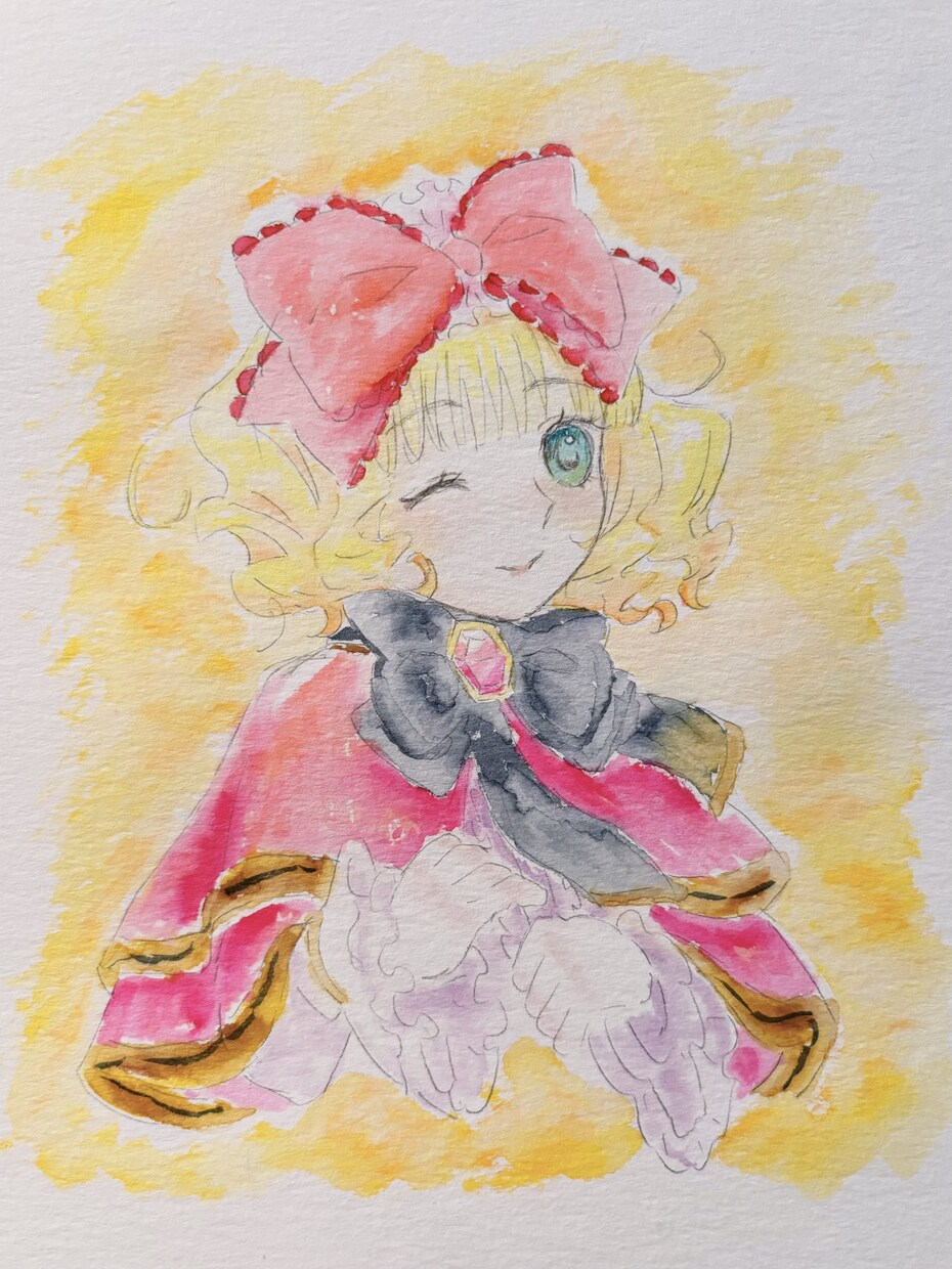 SNSアイコンお描きします アナログ、水彩ペンを使用して描きます。 イメージ1