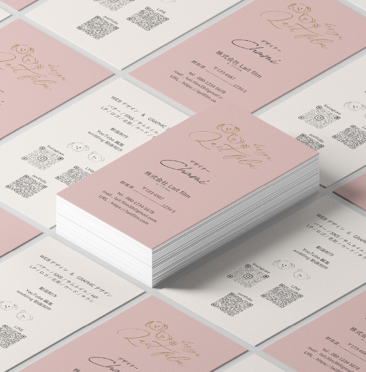 印象に残る名刺、ショップカード制作します 心を込めて制作致します＾＾是非お気軽にご連絡ください＊ イメージ1