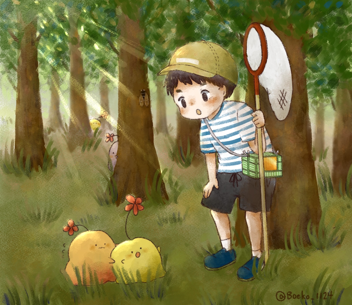 絵本風にこどものイラスト描きます 絵本作成・ポスター・挿絵など幅広く承ります！ イメージ7