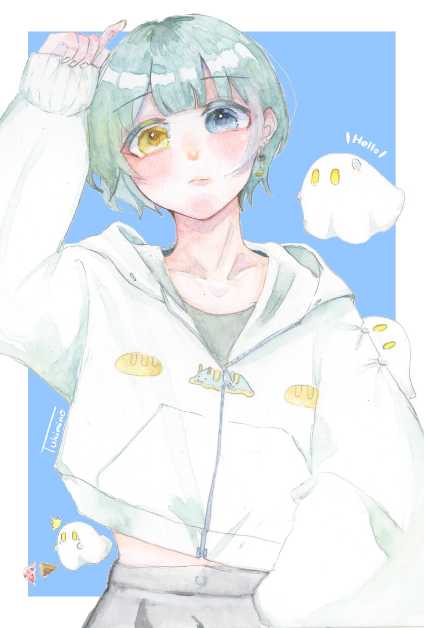 アナログで女の子(かわいい男の子)を描きます 水彩からコピック、アクリル、ペン画まで！ イメージ7