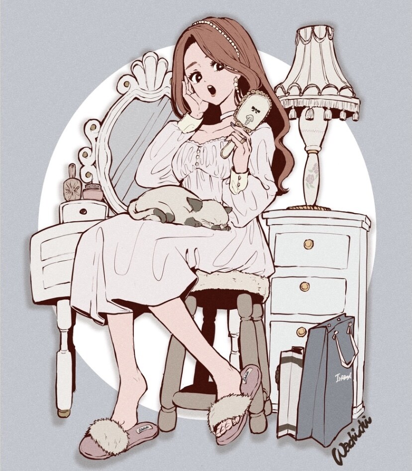 お洒落なSNSの個人使用や小説等の挿絵を制作します 動画やSNSのアイコンイラストに！ イメージ3