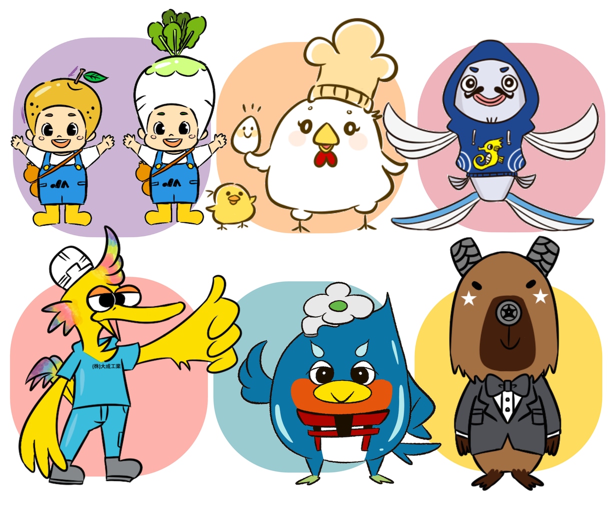 親しみやすい！マスコットキャラクターをお創りします 親しみやすいマスコットキャラクターをご提供いたします！ イメージ1