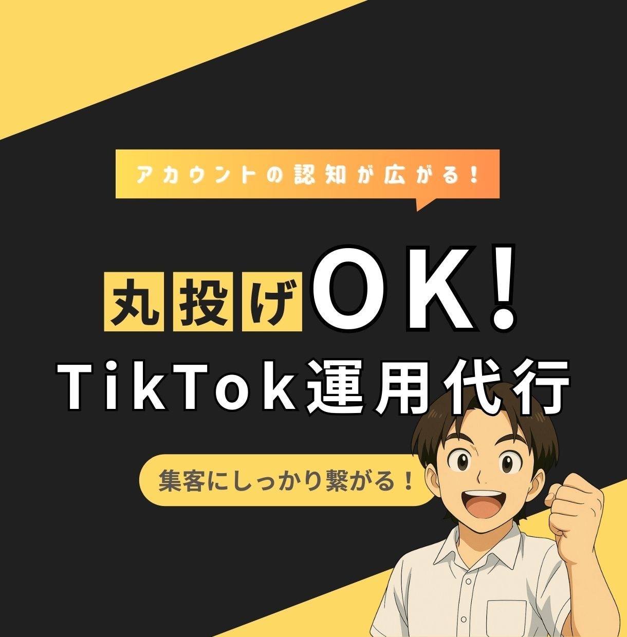 任せるならプロに！TikTok運用代行します 丸投げOK！プロマーケターがTikTok運用代行をします！ イメージ1